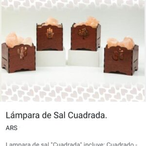 lampara de sal cuadrada