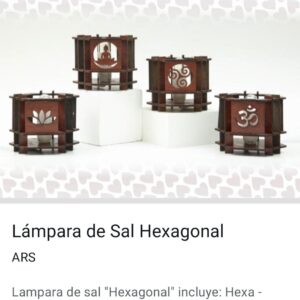 lampara de sal hexagonal