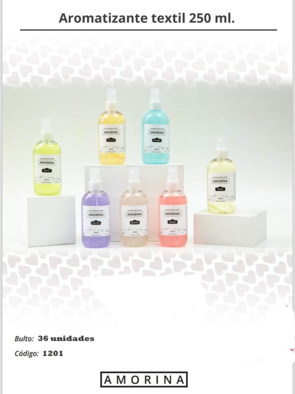 aromatizante textil 250 ml.