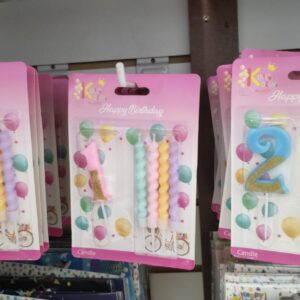 venta de velas de cumpleaños