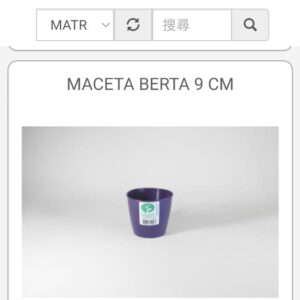 MACETA BERTA 9 CM