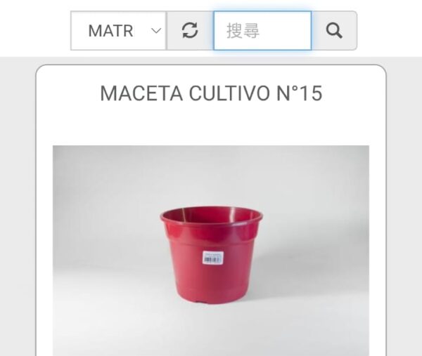 MACETA CULTIVO N°15