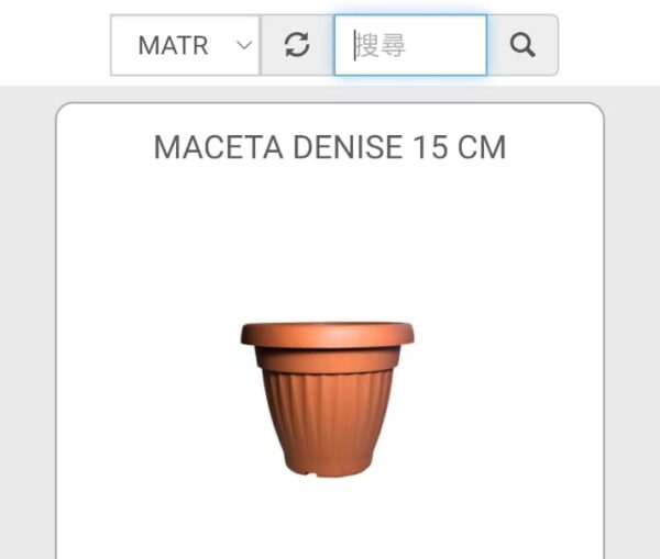 MACETA DENISE 15 CM