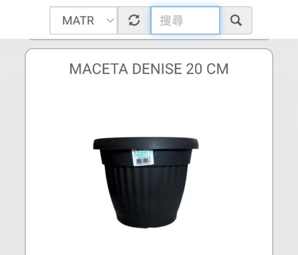 MACETA DENISE 20 CM