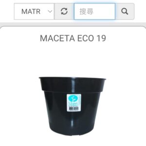 MACETA ECO N°19