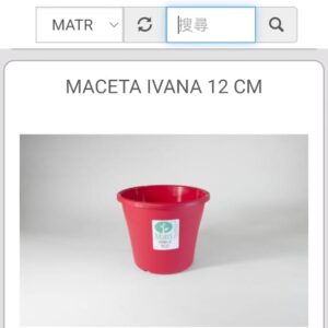 MACETA IVANA 12 CM