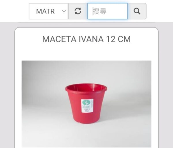 MACETA IVANA 12 CM