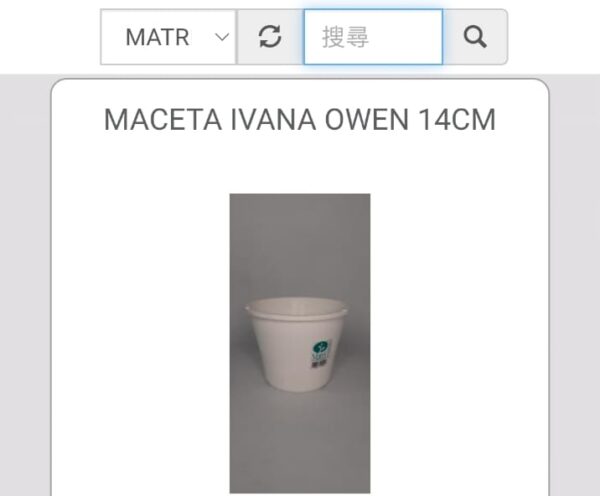 MACETA IVANA OWEN 14 CM