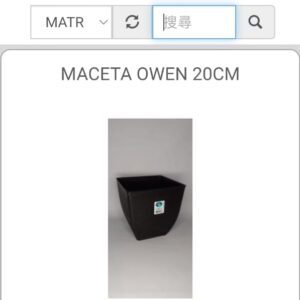 MACETA OWEN 20 CM