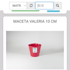 MACETA VALERIA 10 CM